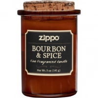 Ароматизированная свеча ZIPPO Bourbon & Spice, воск/хлопок/кора древесины/стекло, 70×100 мм купить в Таганроге