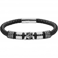 Браслет Zippo Five Charms Leather Bracelet с 5 шармами (22 см) купить в Таганроге