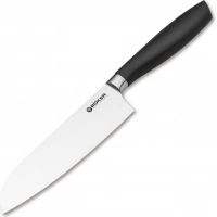 Кухонный нож шефа Bker Core Santoku, 163 мм, сталь X50CrMoV15, рукоять пластик купить в Таганроге