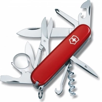 Нож перочинный Victorinox Explorer, сталь X55CrMo14, рукоять Cellidor®, красный купить в Таганроге