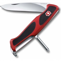 Нож перочинный Victorinox RangerGrip, сталь X50CrMoV15, рукоять нейлон, красно-чёрный купить в Таганроге