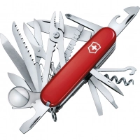 Нож перочинный Victorinox SwissChamp, сталь X55CrMo14, рукоять Cellidor®, красный купить в Таганроге