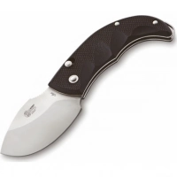 Нож складной LionSteel Skinner 8901 G10, сталь 440C Satin Finish, рукоять стеклотекстолит, чёрный купить в Таганроге