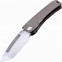 Нож складной Medford Marauder Tanto, сталь D2 Tool Steel, рукоять титановый сплав, бронзовый купить в Таганроге