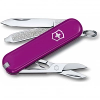 Нож Victorinox Classic SD Colors, Tasty Grape (0.6223.52G) пурпурный, 7 функций 58мм купить в Таганроге