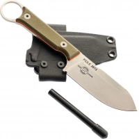 Нож White River FIRECRAFT 3.5 Pro StoneWash, сталь CPM S35VN, рукоять G10 зеленая/оранжевая купить в Таганроге