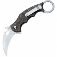 Складной нож Fox IKBS Ball Bearing Karambit, сталь Elmax, рукоять титановый сплав 6Al4V, чёрный купить в Таганроге