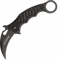 Складной нож Fox Karambit, сталь N690, рукоять стеклотекстолит G-10, чёрный купить в Таганроге