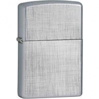 Зажигалка ZIPPO Linen Weave с покрытием Brushed Chrome, латунь/сталь, серебристая, матовая, 36x12x56 мм купить в Таганроге