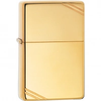 Зажигалка ZIPPO Vintage™ с покрытием High Polish Brass купить в Таганроге